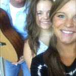 Monty with his daughters, Kenzie and Gracie Mae